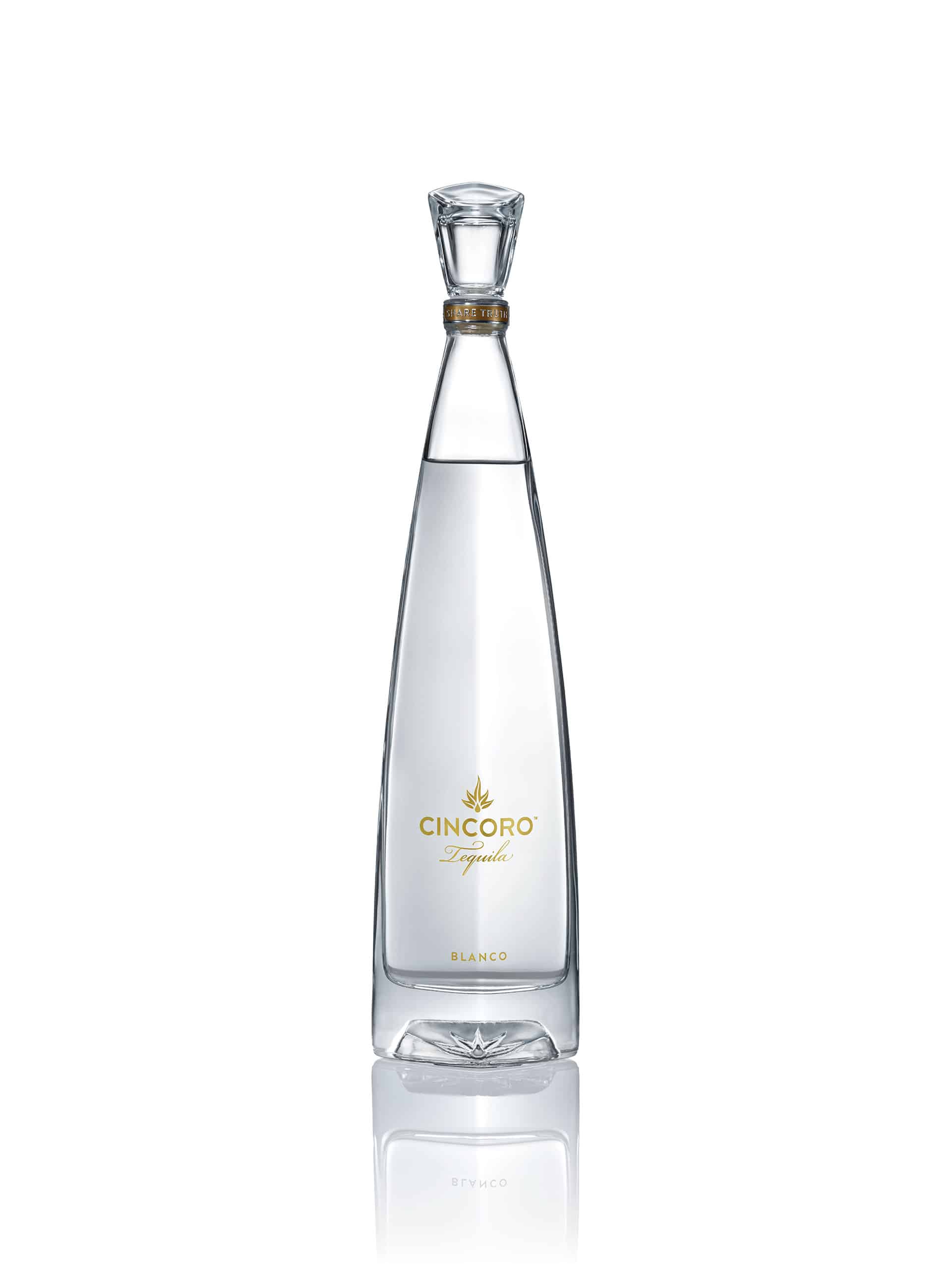 Cincoro Blanco tequila bottle